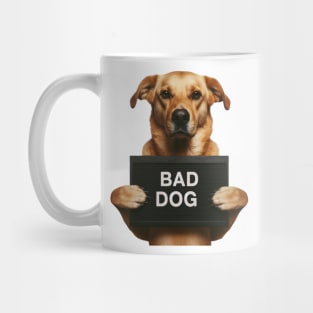 Bad Dog Jail Mugshot Photo Mug